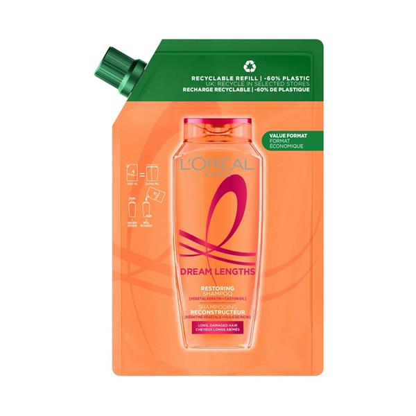 L'Oreal Elvive Dream Lengths Shampoo Refill 500ml