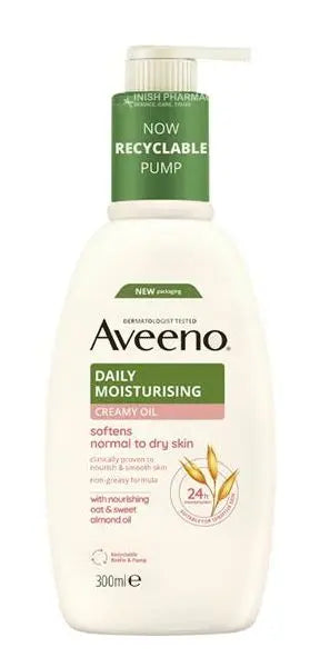 AVEENO MOISTURISING CREAMY OIL PUMP 300ML