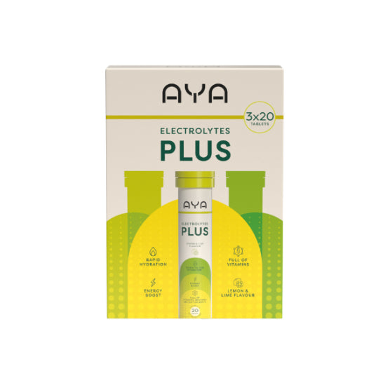 AYA Electrolyte Triple Pack Lemon & Lime Flavour