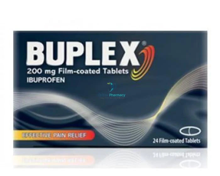 Buplex Ibuprofen 200mg Film Coated 50 Tablets