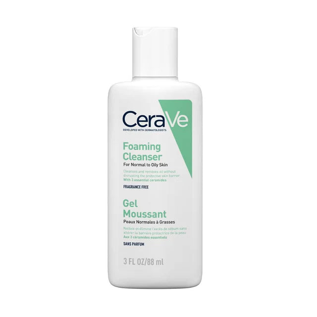 CeraVe Travel Size Foaming Cleanser for Oily Skin 88ml