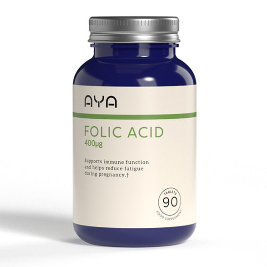 AYA Folic Acid 400ug Tablets 90 Pack