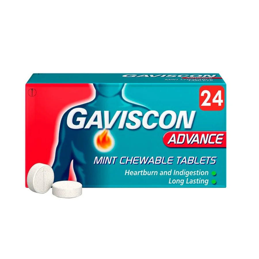 Gaviscon Advance Mint Chewable Tablet 24pack