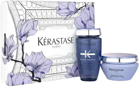 Kerastase Blond Absolu Bain Lumiere Shampoo 250ml & Mask 200ml Piece Gift Set