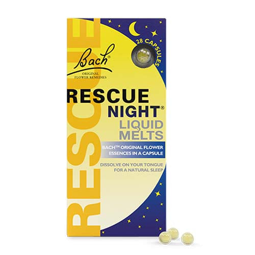 Rescue Night Liquid Melts 28 Capsules | Bach Flower Remedy Sleep Ireland | Chemco Pharmacy