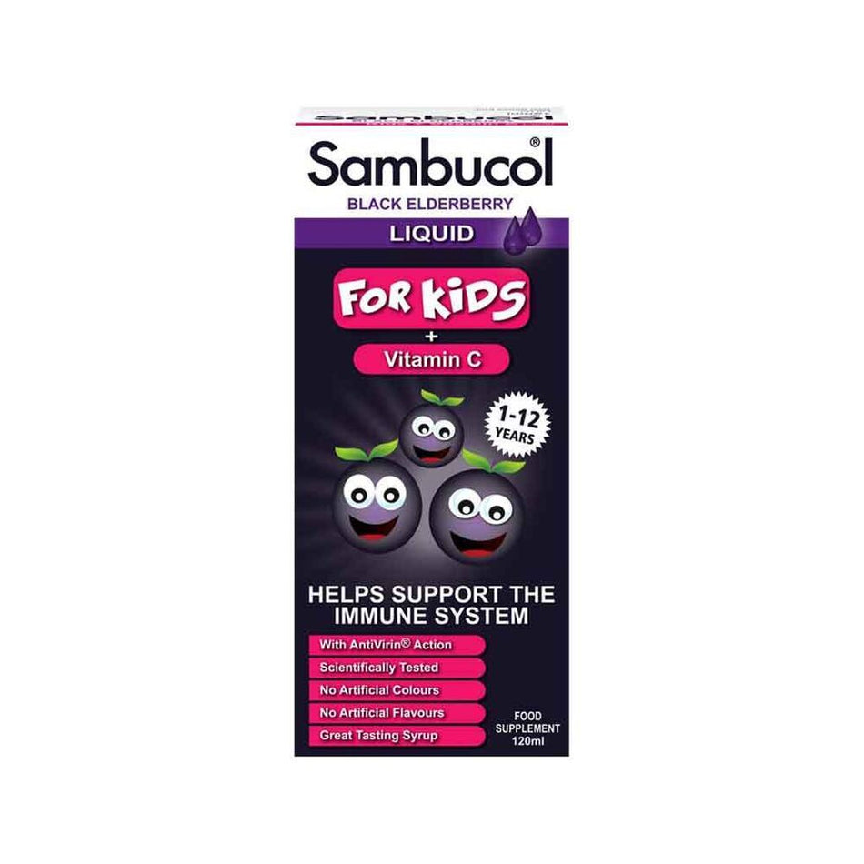 Sambucol Kids Elderberry Liquid with Vitamin C 120ml