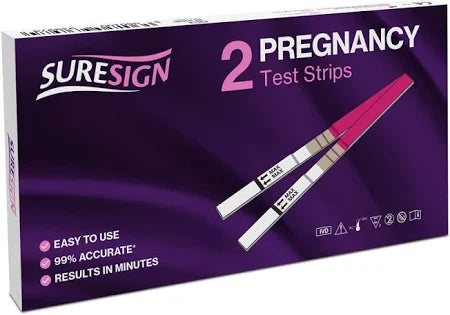 SURESIGN TWIN STRIP PREGNANCY TEST