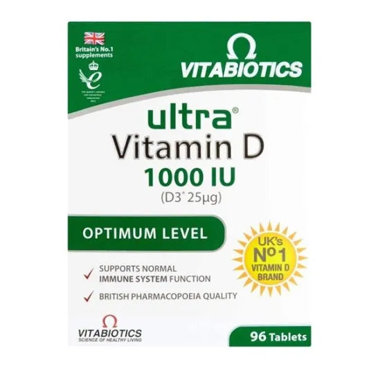 Vitabiotics Ultra D3 Vit (1000iu) 25ug 96 Tablets