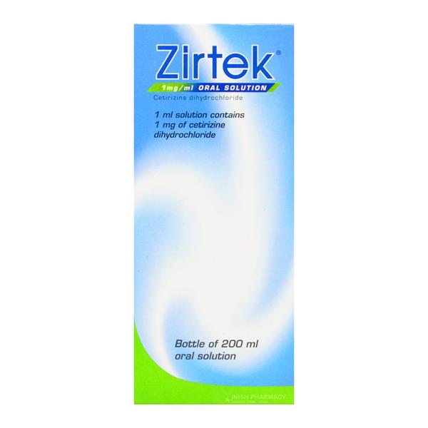Zirtek Oral Solution 200ml