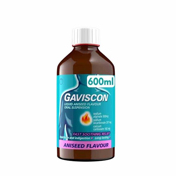 Gaviscon Liquid Oral Suspension Aniseed Flavour 600ml