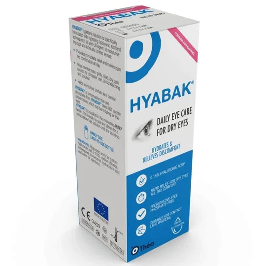 Hyabak Dry Eye Drops 10ml