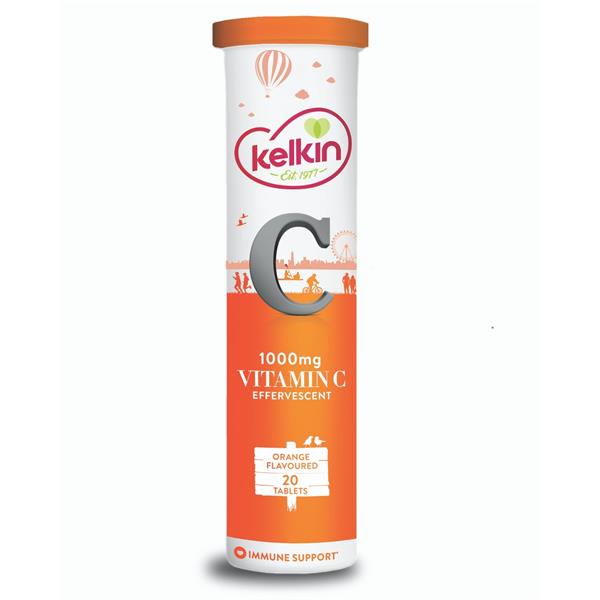 Kelkin Effervescent Vitamin C 1000MG 20pk