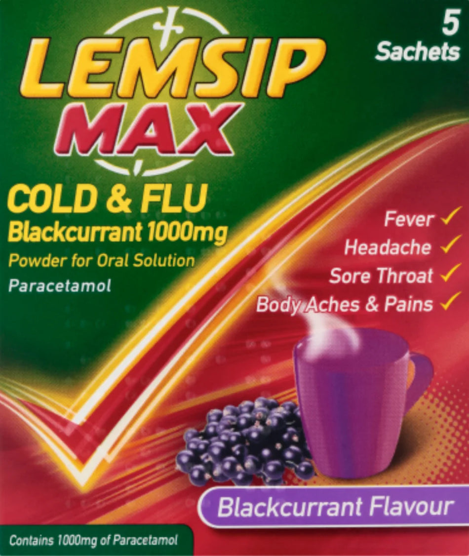 Lemsip Max Blackcurrant 5'S