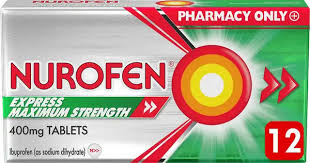Nurofen Express Maximum Strength Ibuprofen 400mg Tablets 12pk