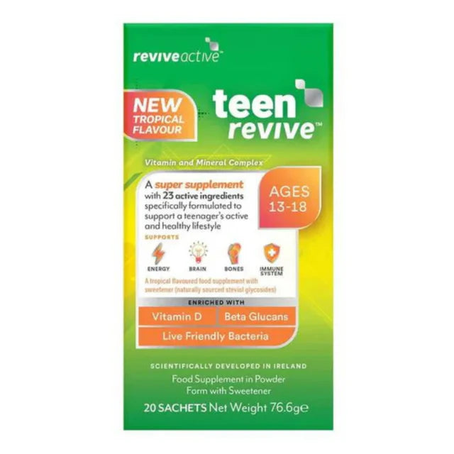 Revive Active Teen Tropical Flavour 20 Sachets