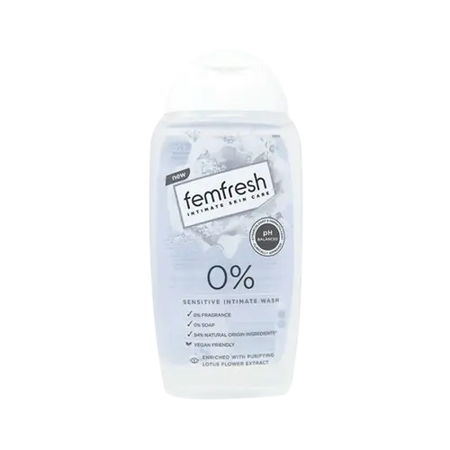 FEMFRESH SENSITIVE INTIMATE 0% WASH 250ML