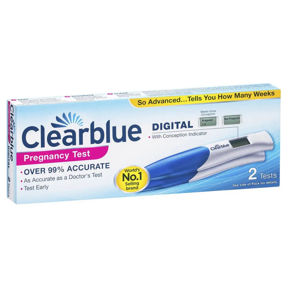 CLEARBLUE DIGITAL PREGNANCY TEST 2PK