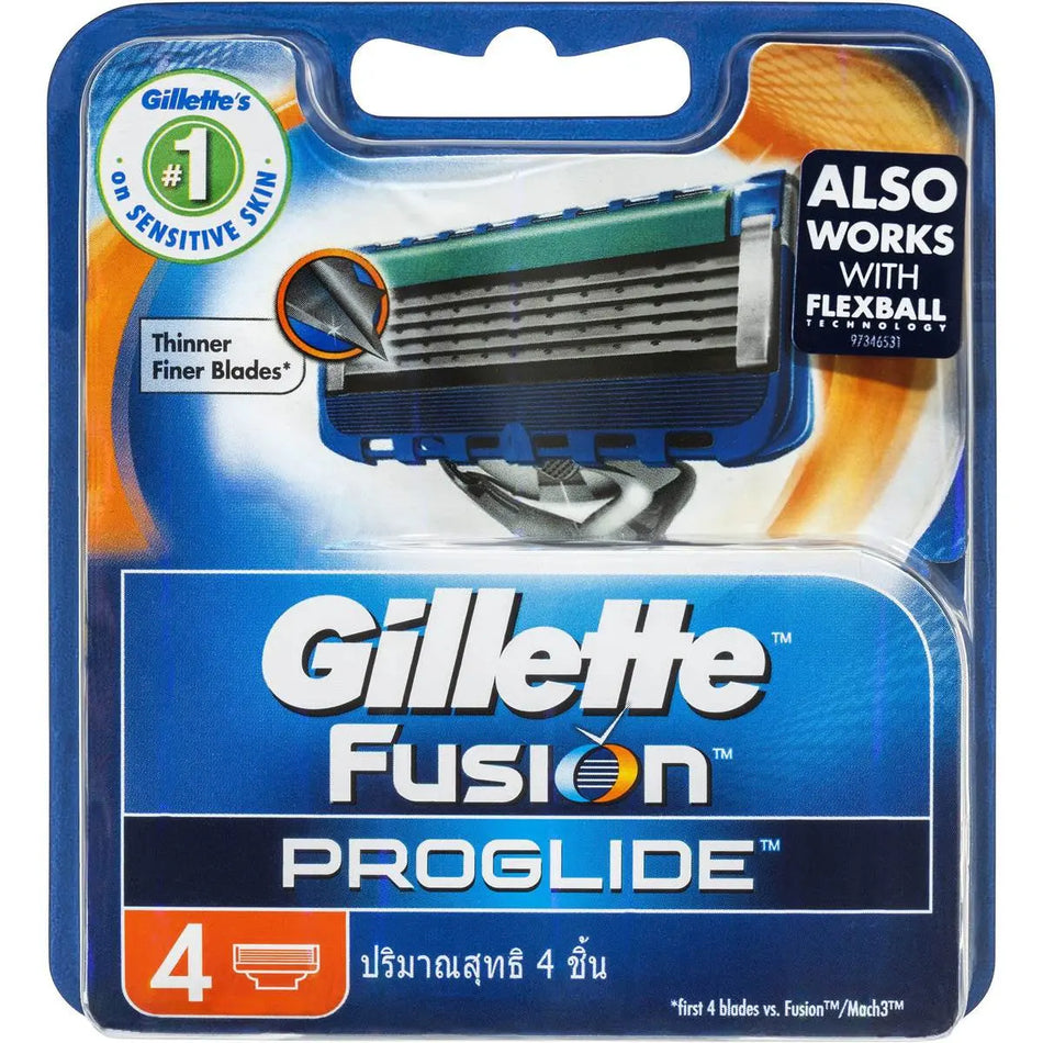 GILLETTE FUSION PROGLIDE RAZOR BLADES 4PK Chemco Pharmacy