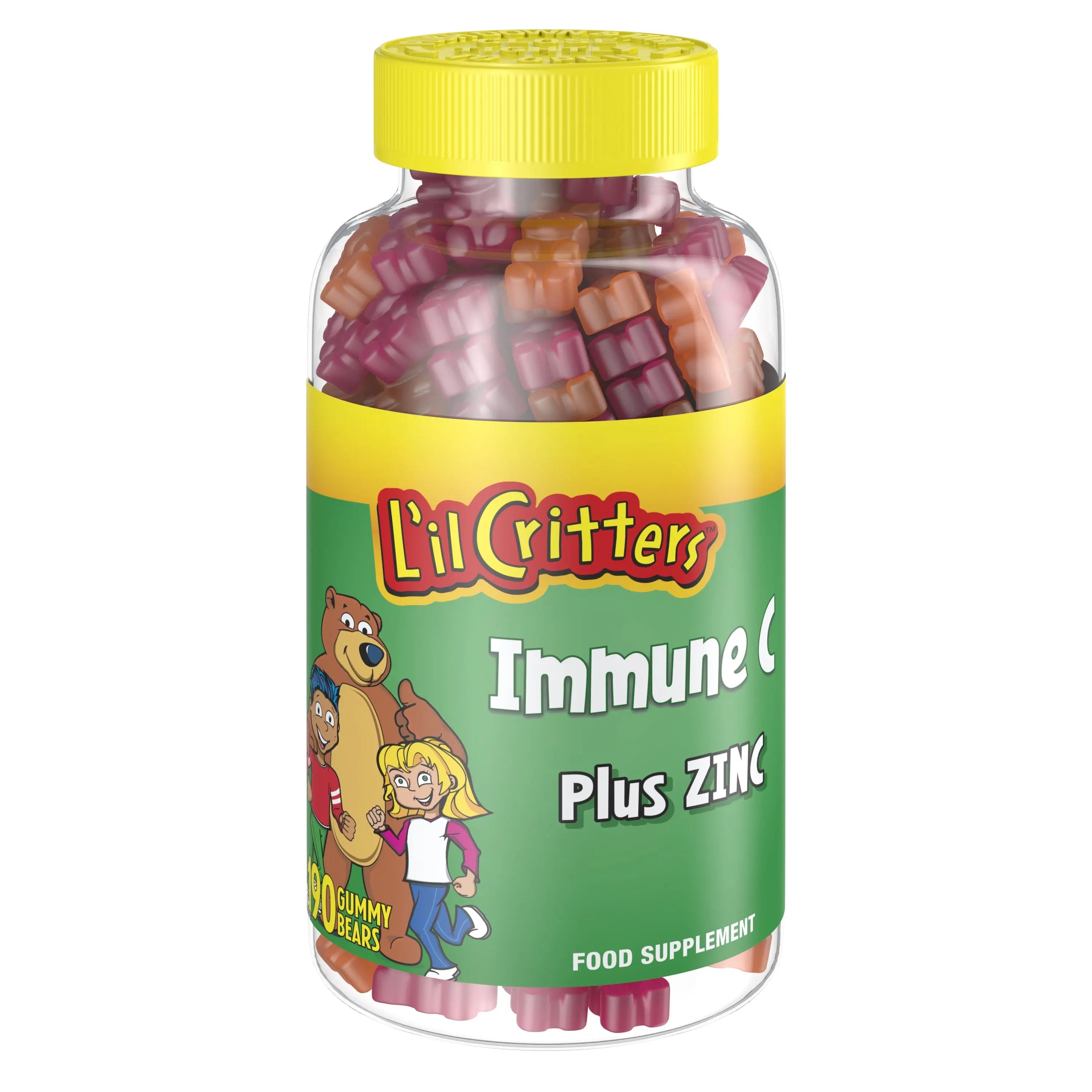 L'IL CRITTERS IMMUNE C PLUS ZINC VITAMINS 190PK Chemco Pharmacy
