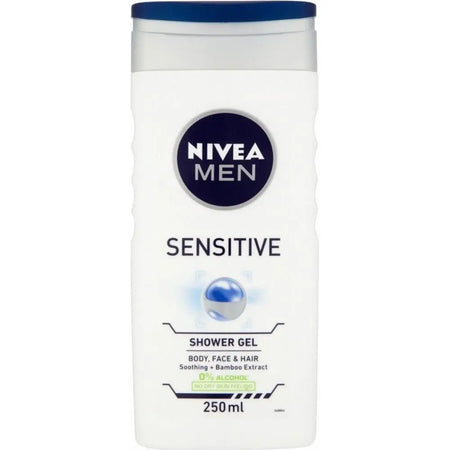 NIVEA MEN SENSITIVE SHOWER GEL 250ML Chemco Pharmacy