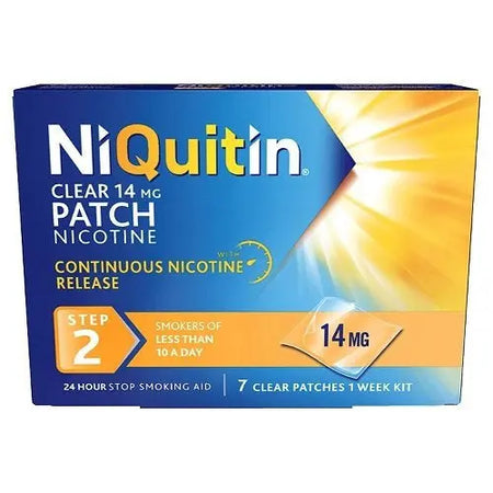 NIQUITIN CLASSIC STEP 2 14MG PATCH 7PK